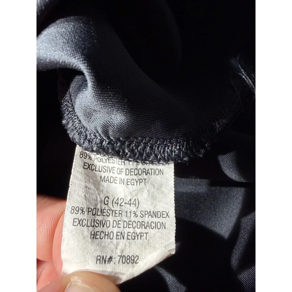Layer 8 Mens Qwick-Dry Quarter Zip Pullover Charcoal Gray Athletic Shirt Large